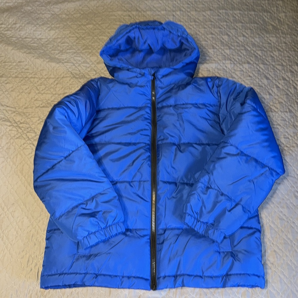 Swiss Tech Kid Boy Royal Blue Puffer Jacket